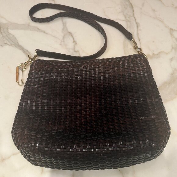 Gucci Braided Leather Shoulder Bag - Picture 1 of 5